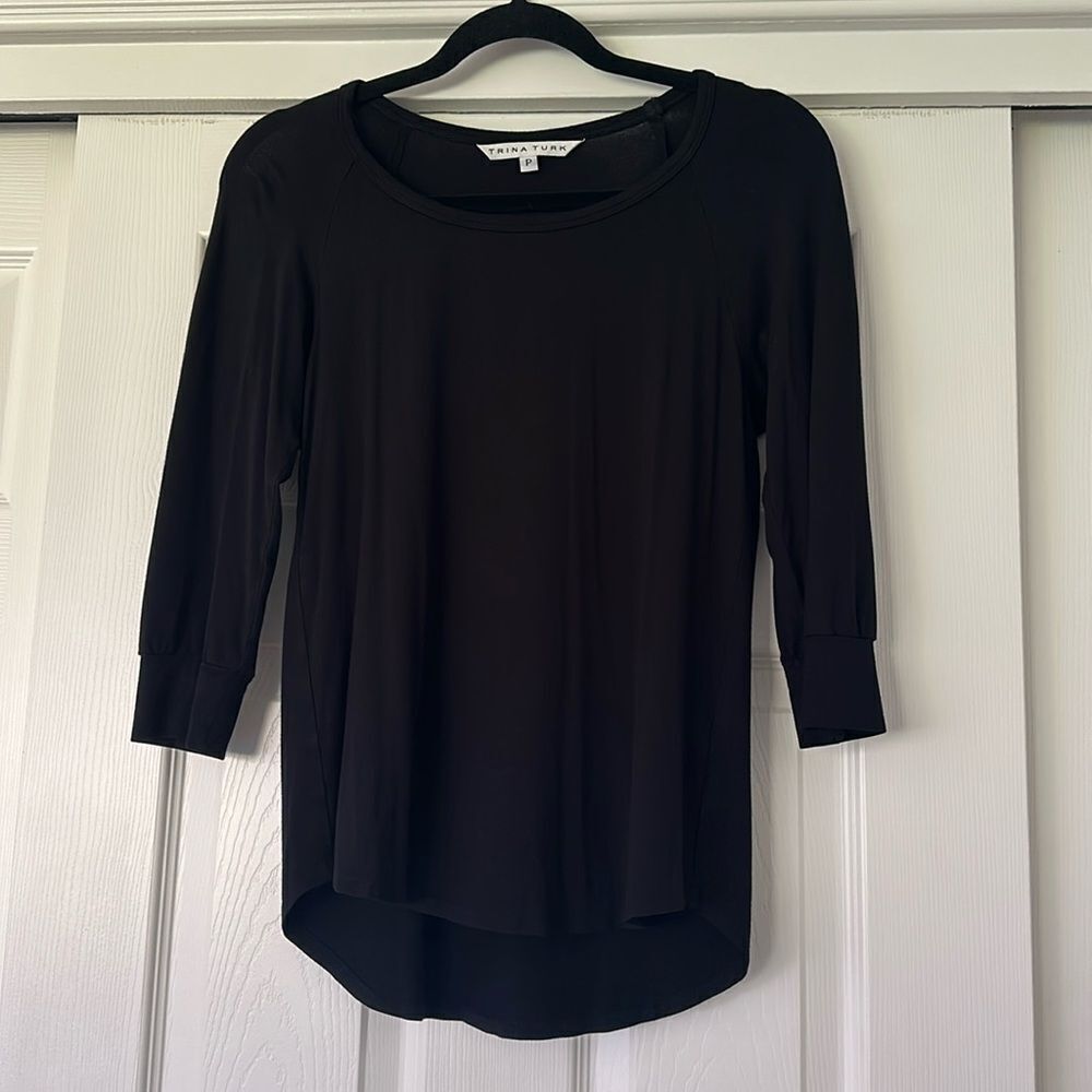 Trina Turk, black tunic